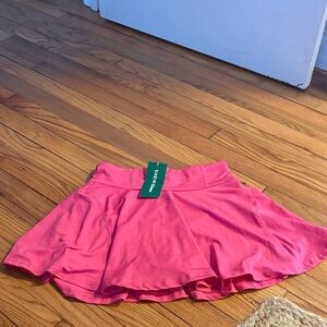 SHEIN Bright Pink Skater Skirt